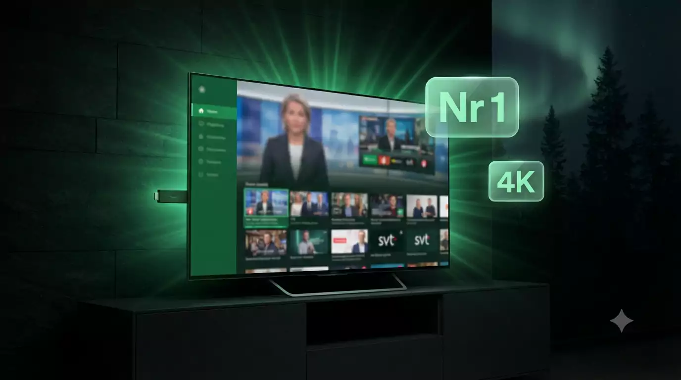 Bästa IPTV för Firestick Sverige 2026 — Nr 1 Guide